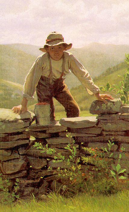 John George Brown The Berry Boy China oil painting art